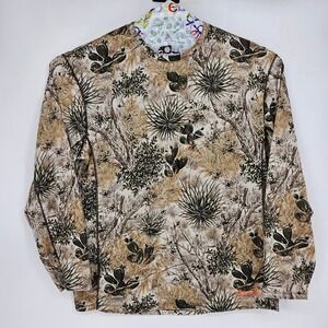 GameGuard Shirt Mens 2XL Cactus Camouflage Fishing Long Sleeve Outdoor 1028